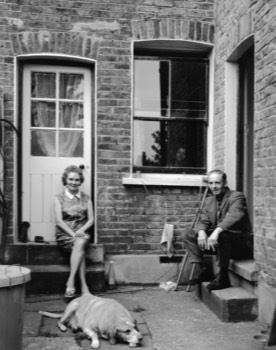  Eric & Elsie Webb and Sue the dog 